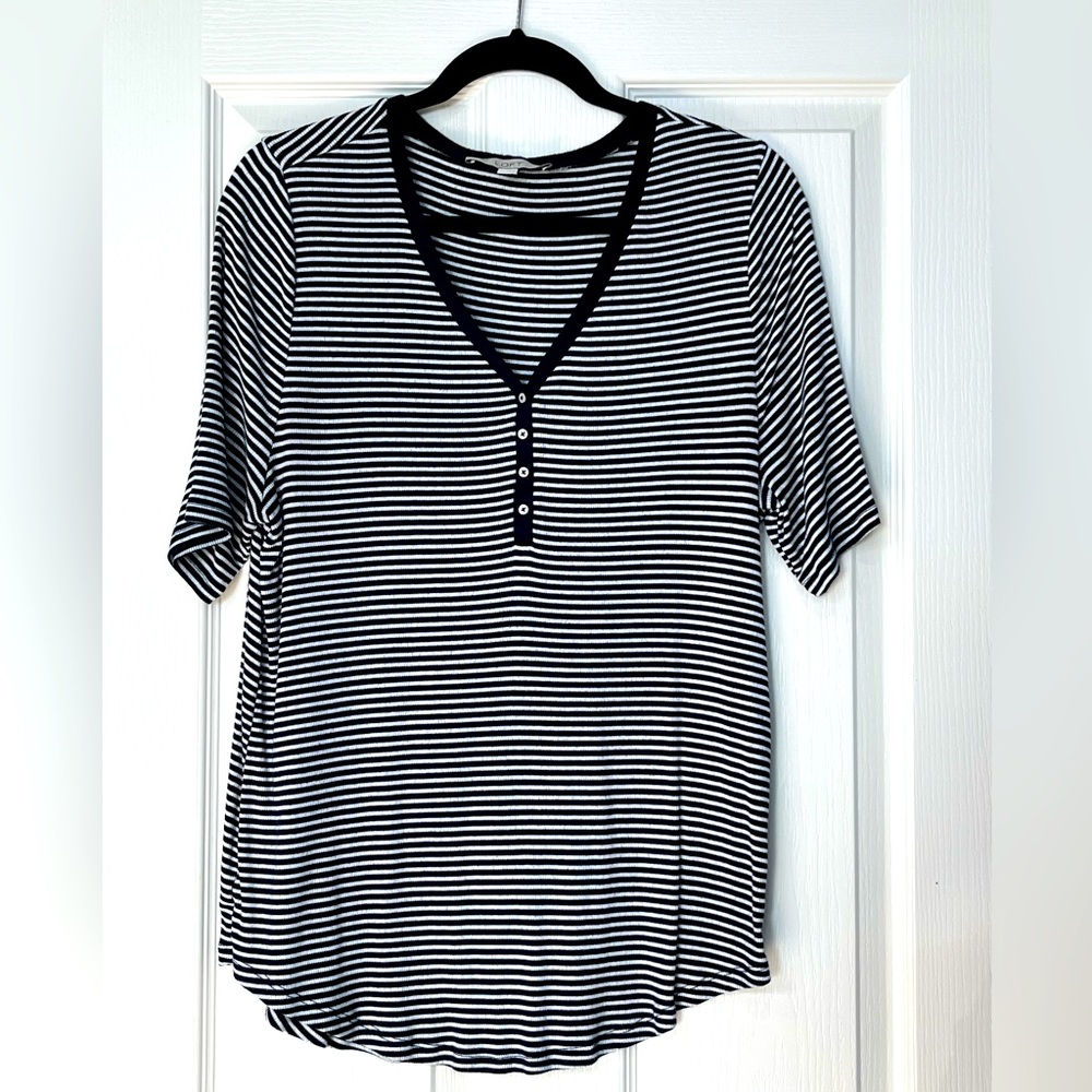 Loft short sleeve knit top